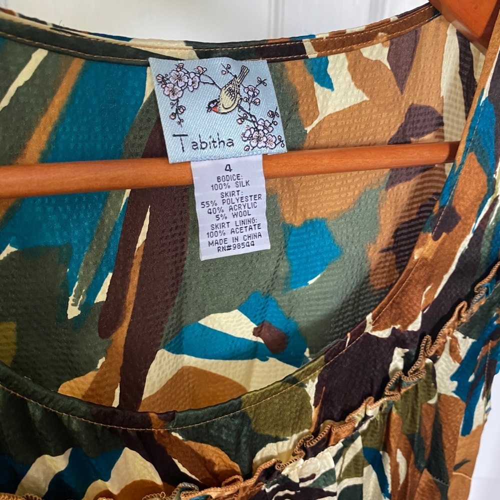 Anthropologie Tabitha silk dress - Picture 2 of 3